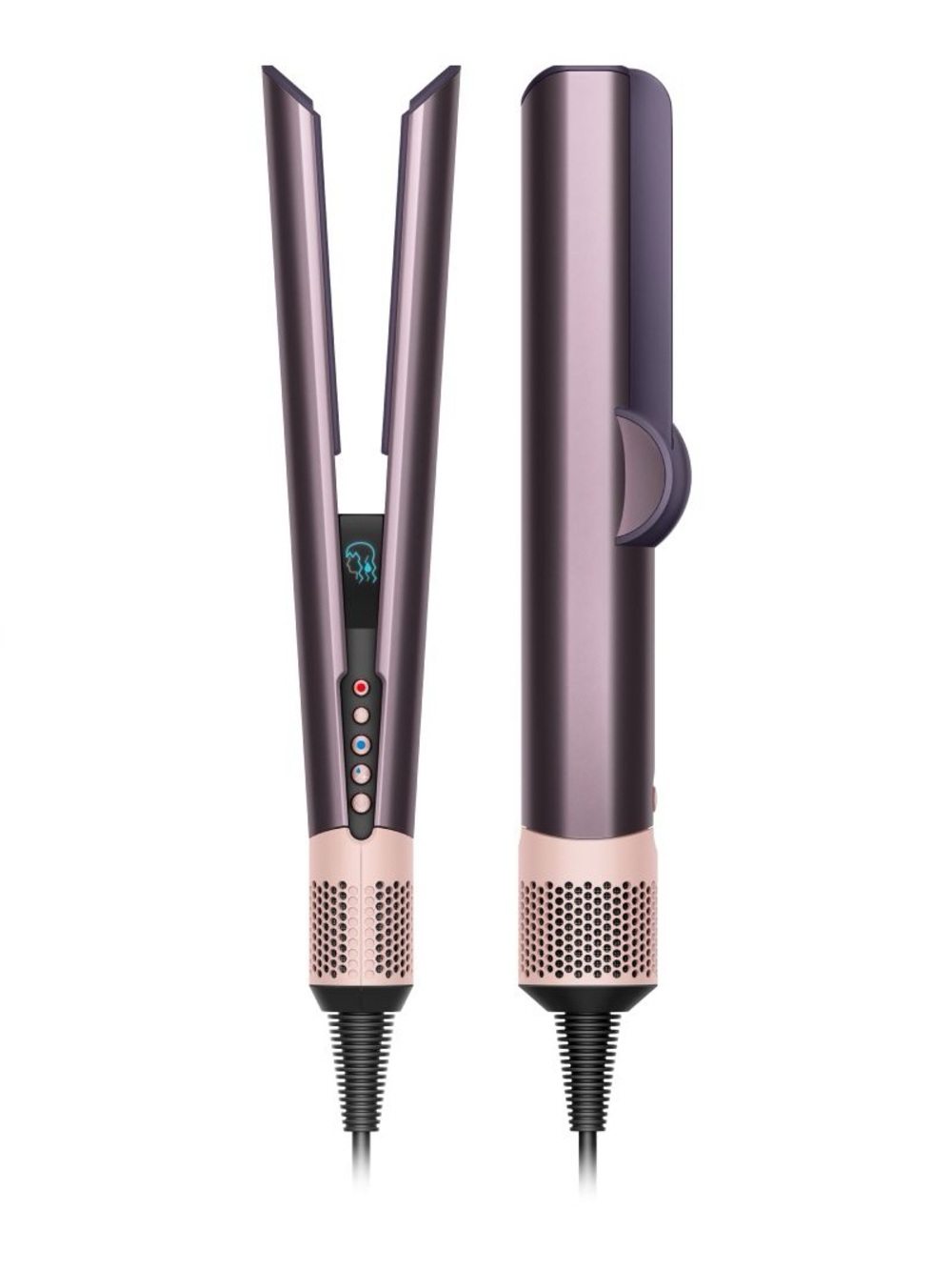 Dyson Airstrait Hair Straightener Brush in Jasper Plum